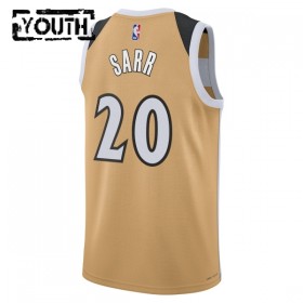 Dres Washington Wizards Alex Sarr Nike 2025-26 City Edition Zlato Swingman - Dječji